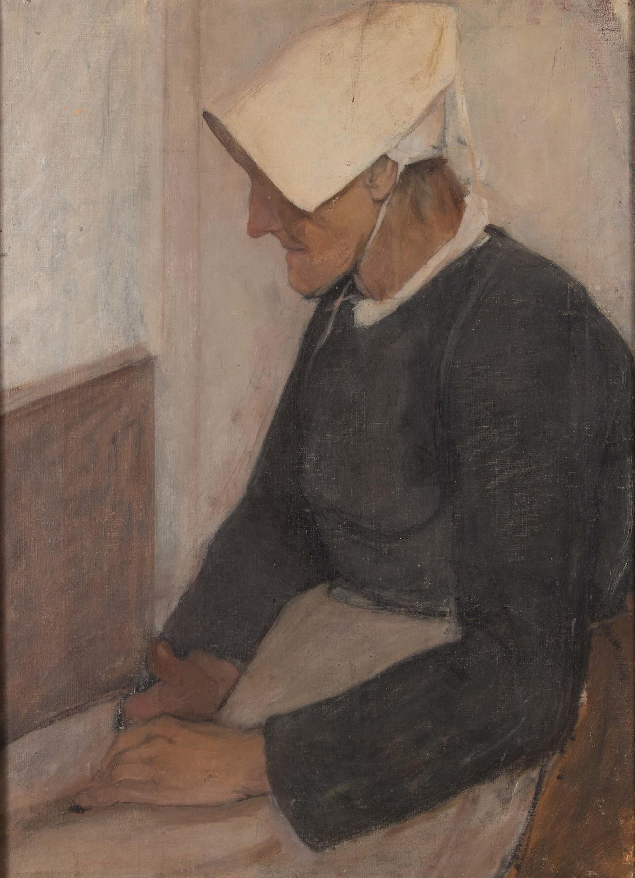 Magnus Enckell - Woman From Brittany.