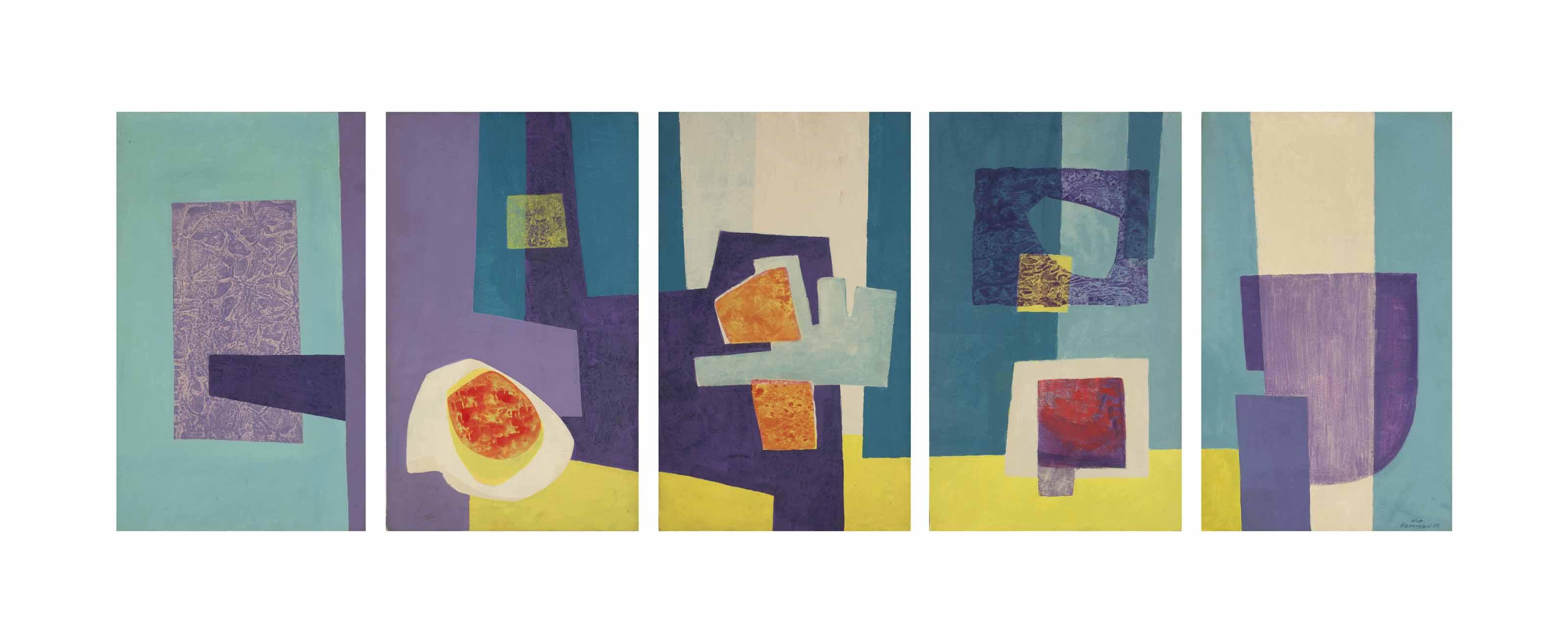 Mahmoud Hammad - Lika\'a Bnafasaji Asrak bi Khamsat Awkat (Rythme bleu - mauve en 5 temps)