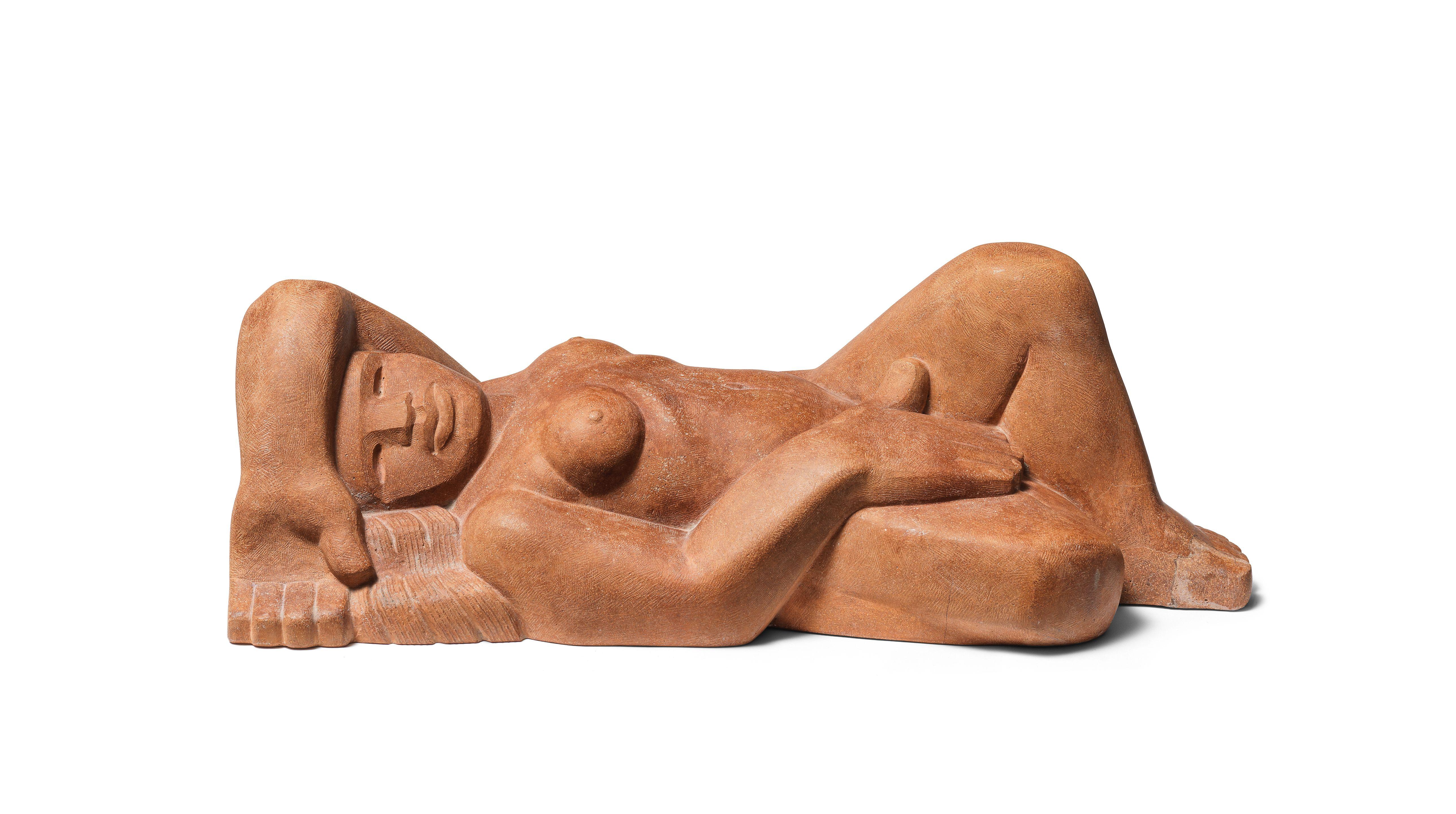 Mahmoud Moussa - Reclining Nude