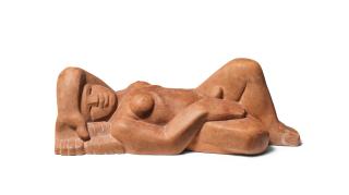 Mahmoud Moussa - Reclining Nude