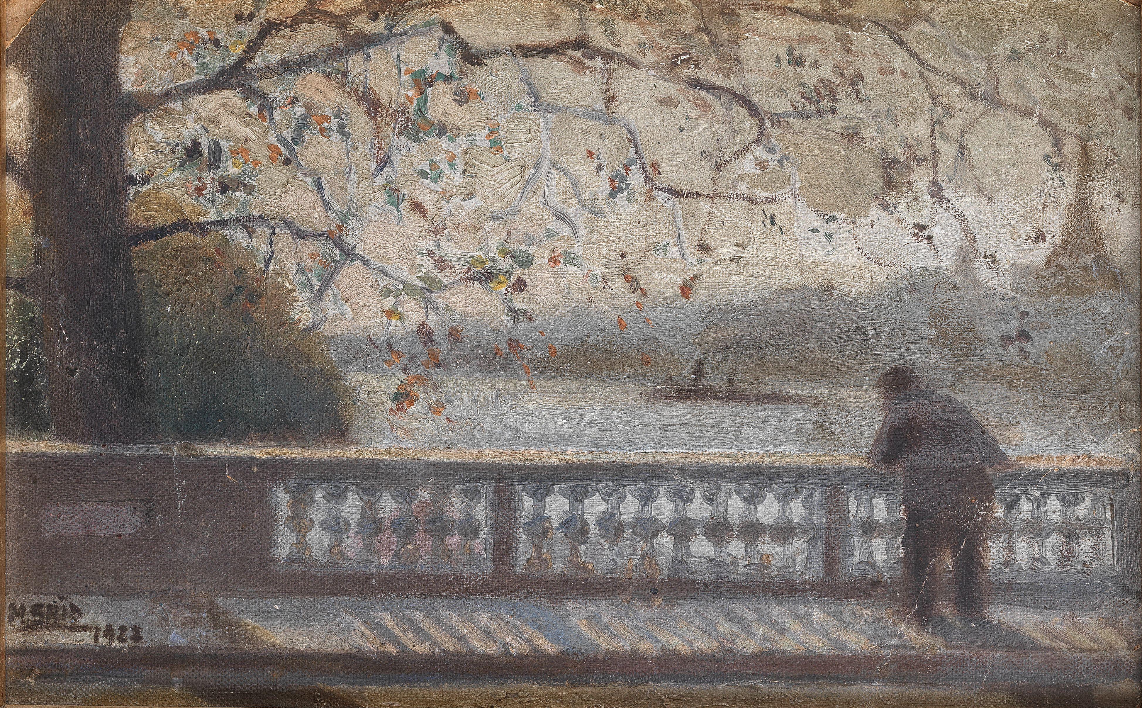 Mahmoud Said - La Seine á Paris, 1922