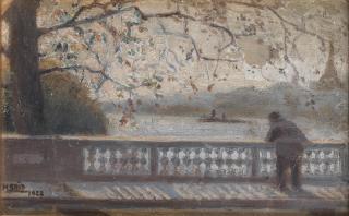Mahmoud Said - La Seine á Paris, 1922