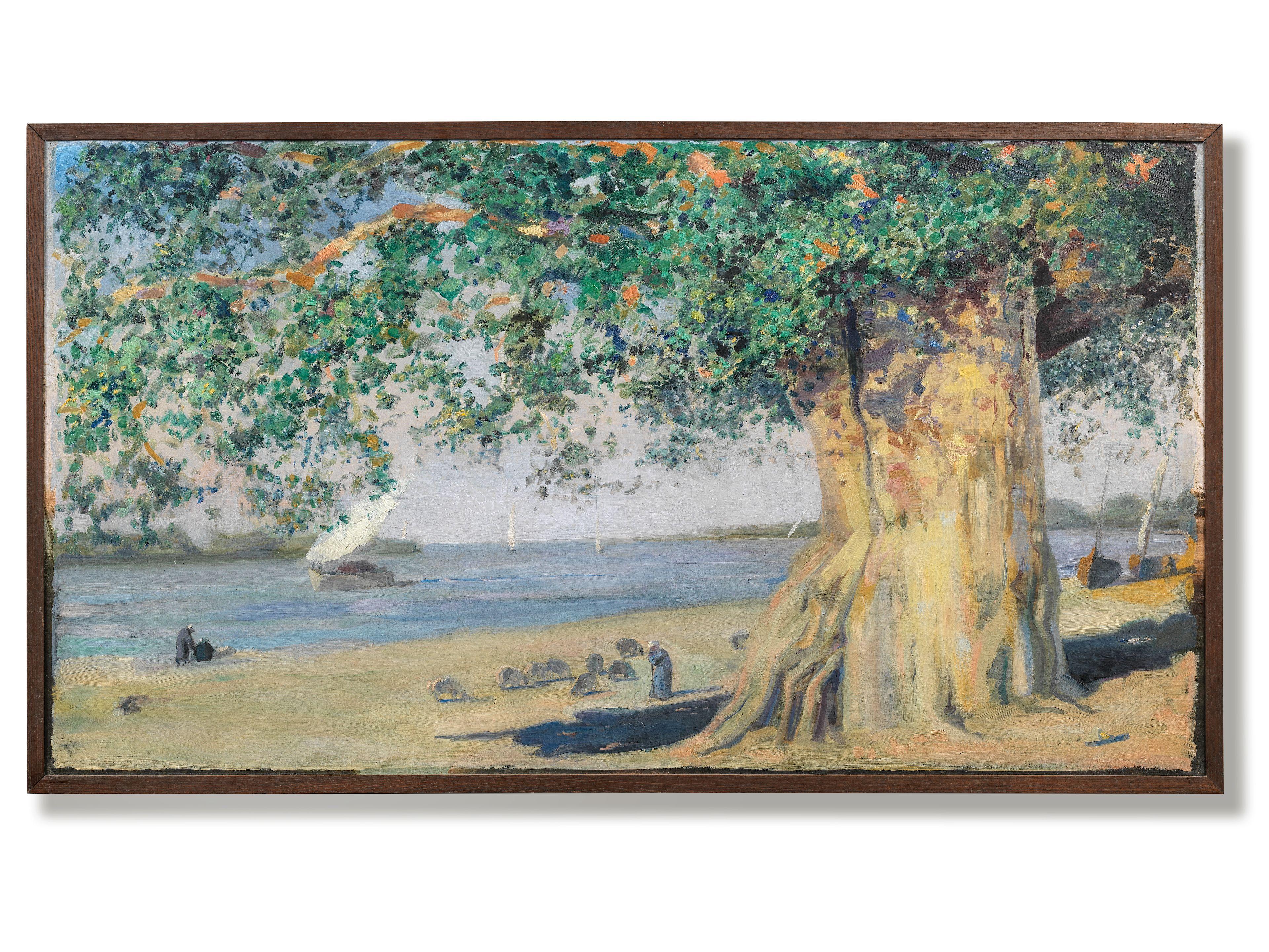 Mahmoud Said - Paysage a Louxor