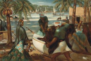 Mahmoud Saïd - Pêcheurs À Rashid (Rosette)