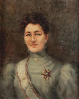 Mahmoud Said - Portrait De Mme Ahmed Pacha