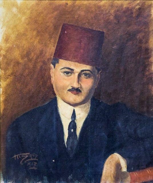 Mahmoud Said - Portrait of Ahmed Mazloum Pacha