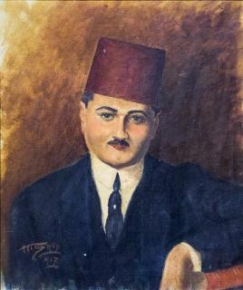 Mahmoud Said - Portrait of Ahmed Mazloum Pacha