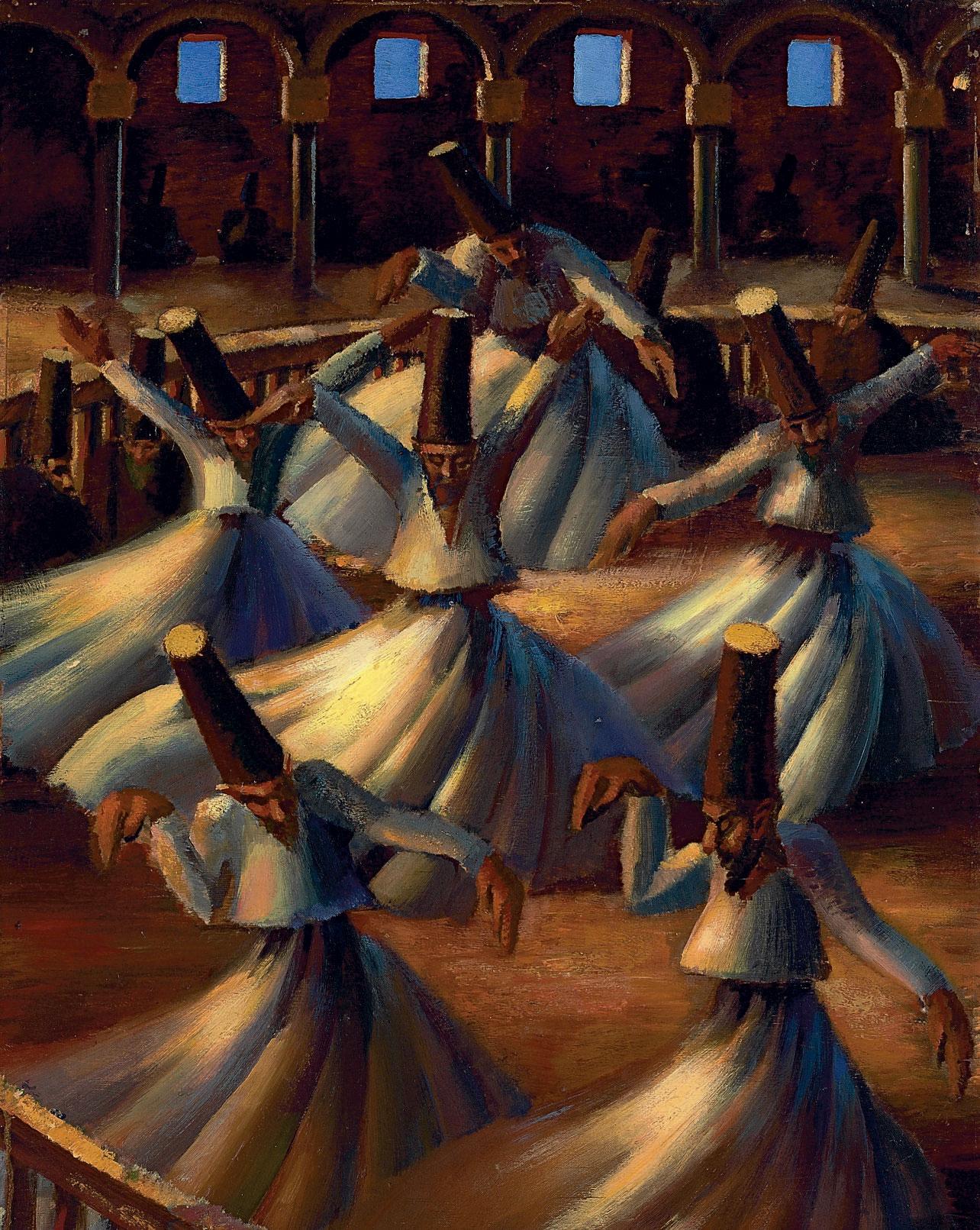Mahmoud Said - The Whirling Dervishes