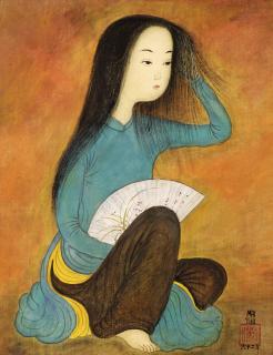 Mai Trung Thu - Girl with Fan