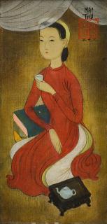 Mai Trung Thu - Lady Drinking Tea