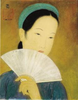 Mai Trung Thu - Lady with fan