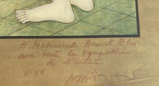 Mai Trung Thu - Nude with birdcage