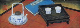 Mai Trung Thu - Theiere et tasses (teapot and cups)