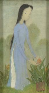 Mai Trung Thu - Woman In A Blue Dress
