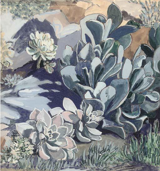 Mainie Jellett - Plants And Rocks