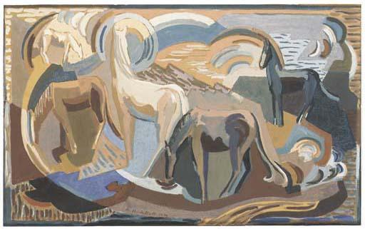 Mainie Jellett - Study for Achill Horses II