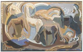 Mainie Jellett - Study for Achill Horses II