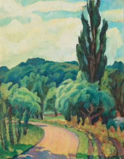 Maj Bring - Mediterranean landscape.