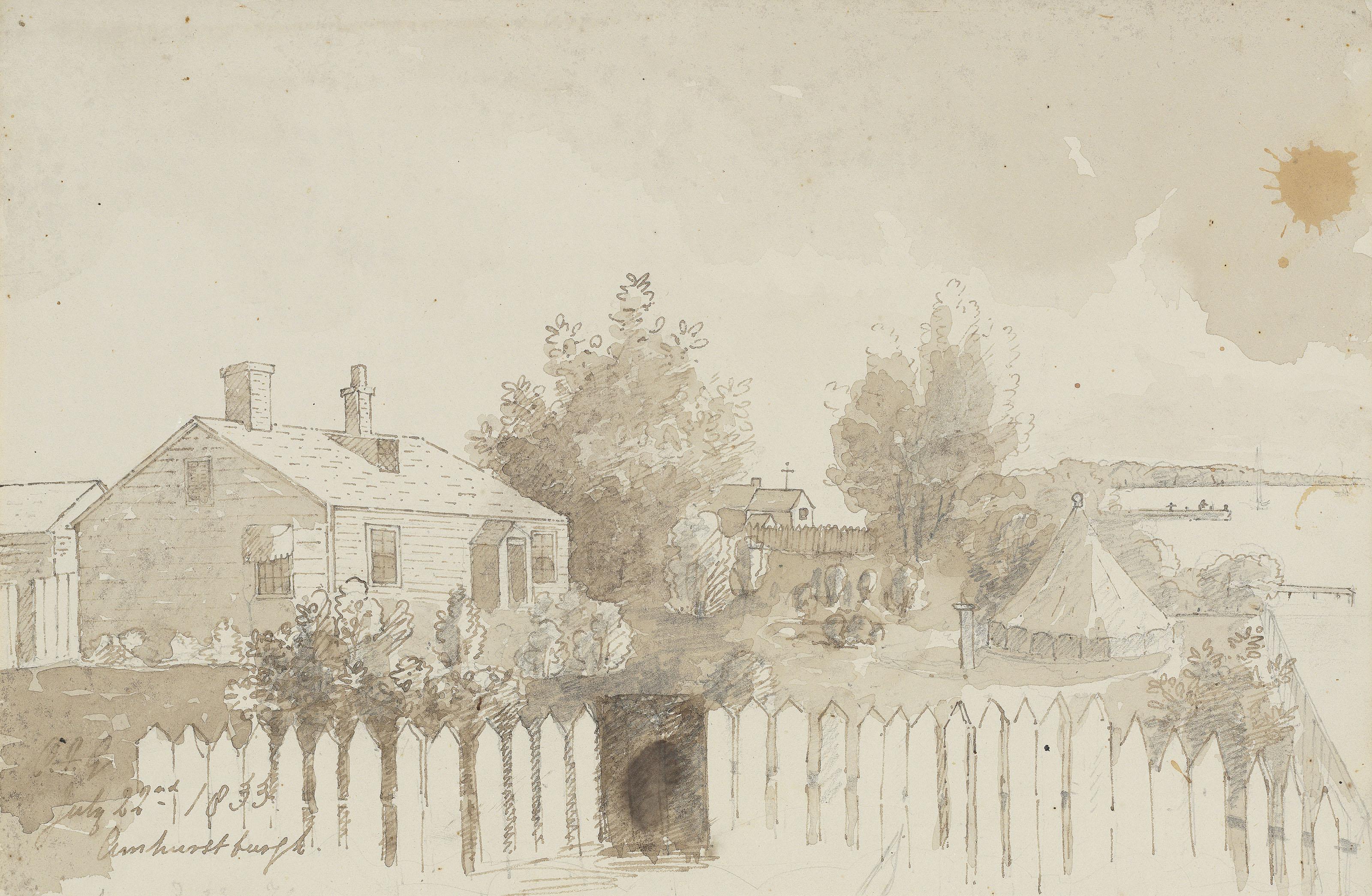 Major Charles Frederick Gibson - Amhurstburgh, 1833