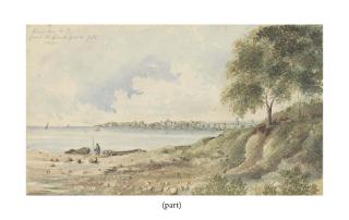 Major Charles Frederick Gibson - Barriefield House; and Kingston from the Dockyard Gate