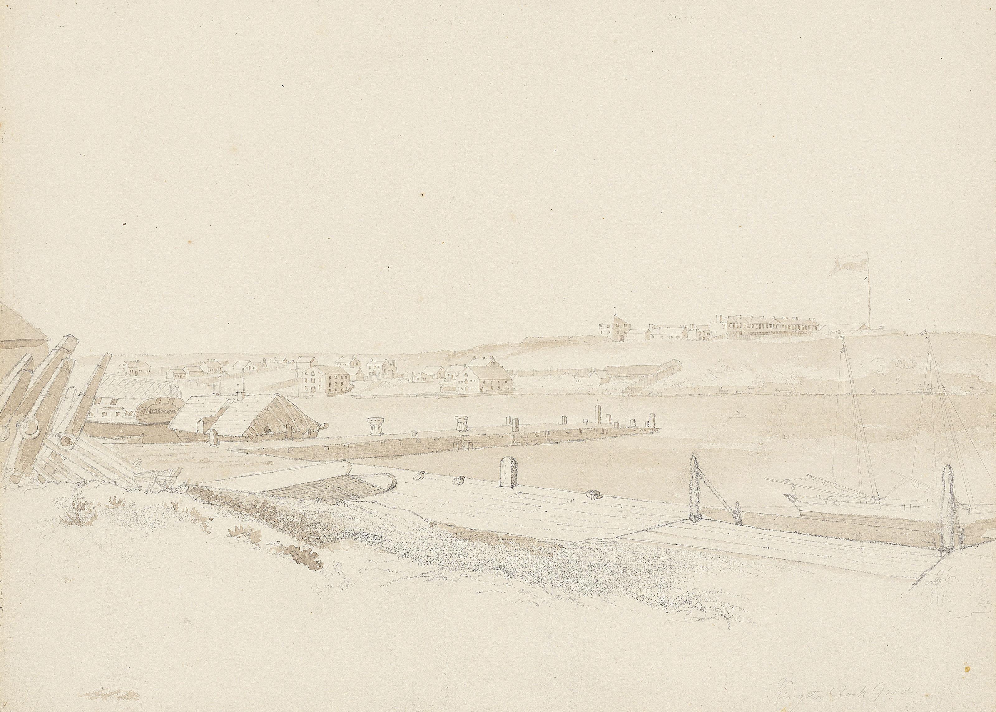 Major Charles Frederick Gibson - Eight views of Kingston