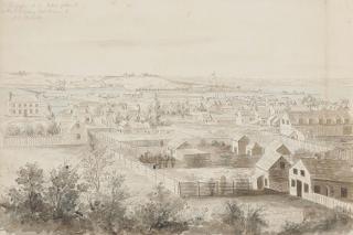 Major Charles Frederick Gibson - ‘Kingston U.C. taken from the Royal Artillery Mess Room’