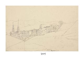 Major Charles Frederick Gibson - Nine views of Quebec and its environs, including a view of Quebec from Engineer Barrack, a view of Orleans and Levis from Quebec City, a view of Quebec from Woodfield, and Beauport