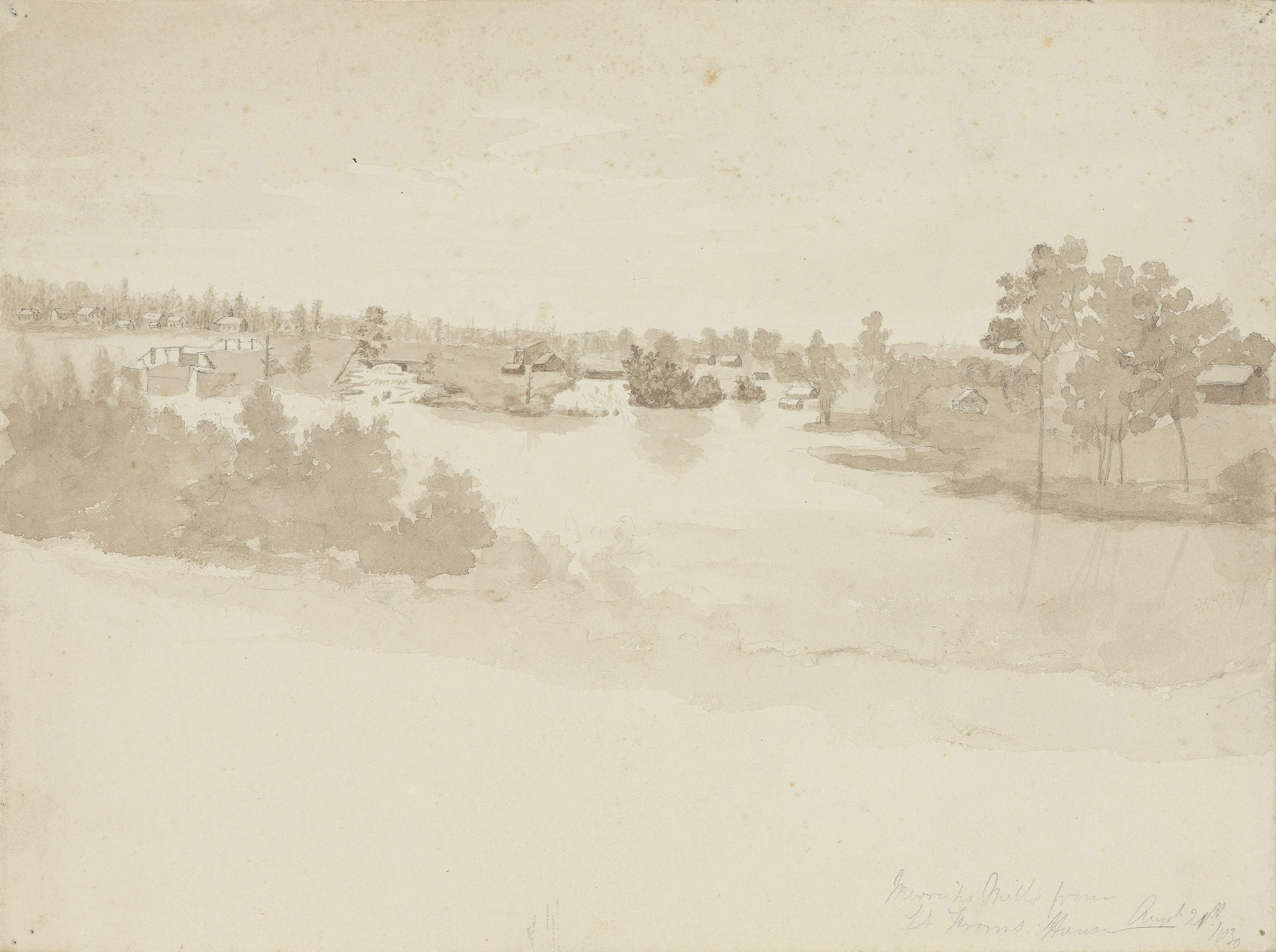 Major Charles Frederick Gibson - Views of Merrick’s Mills and Long Island on the Rideau River