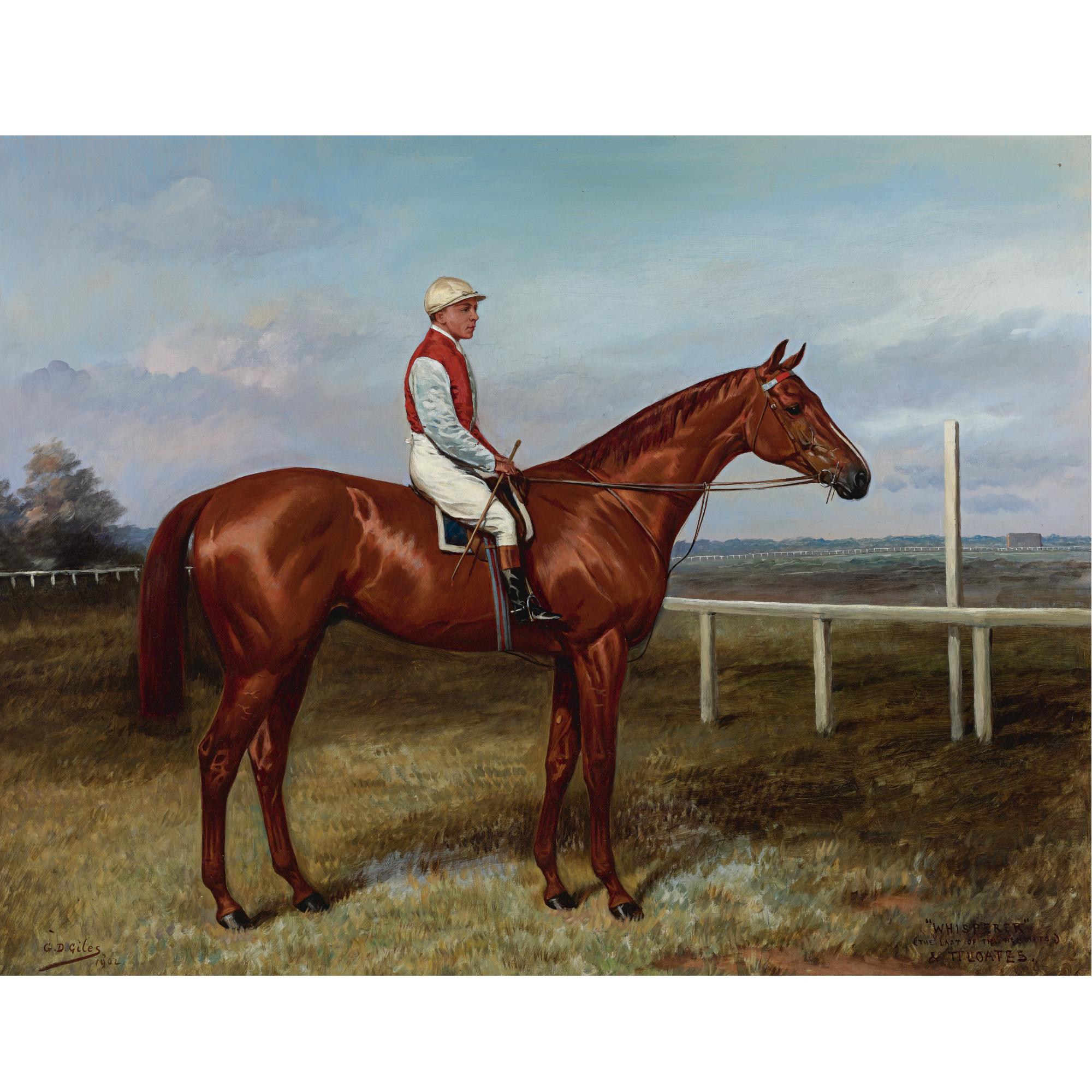 Major Godfrey Douglas Giles - British Whisperer, Winner Of The Portland Plate, Doncaster, 1893