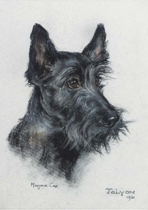 Majorie Cox - Benjy; and Jolyon, a Scottie