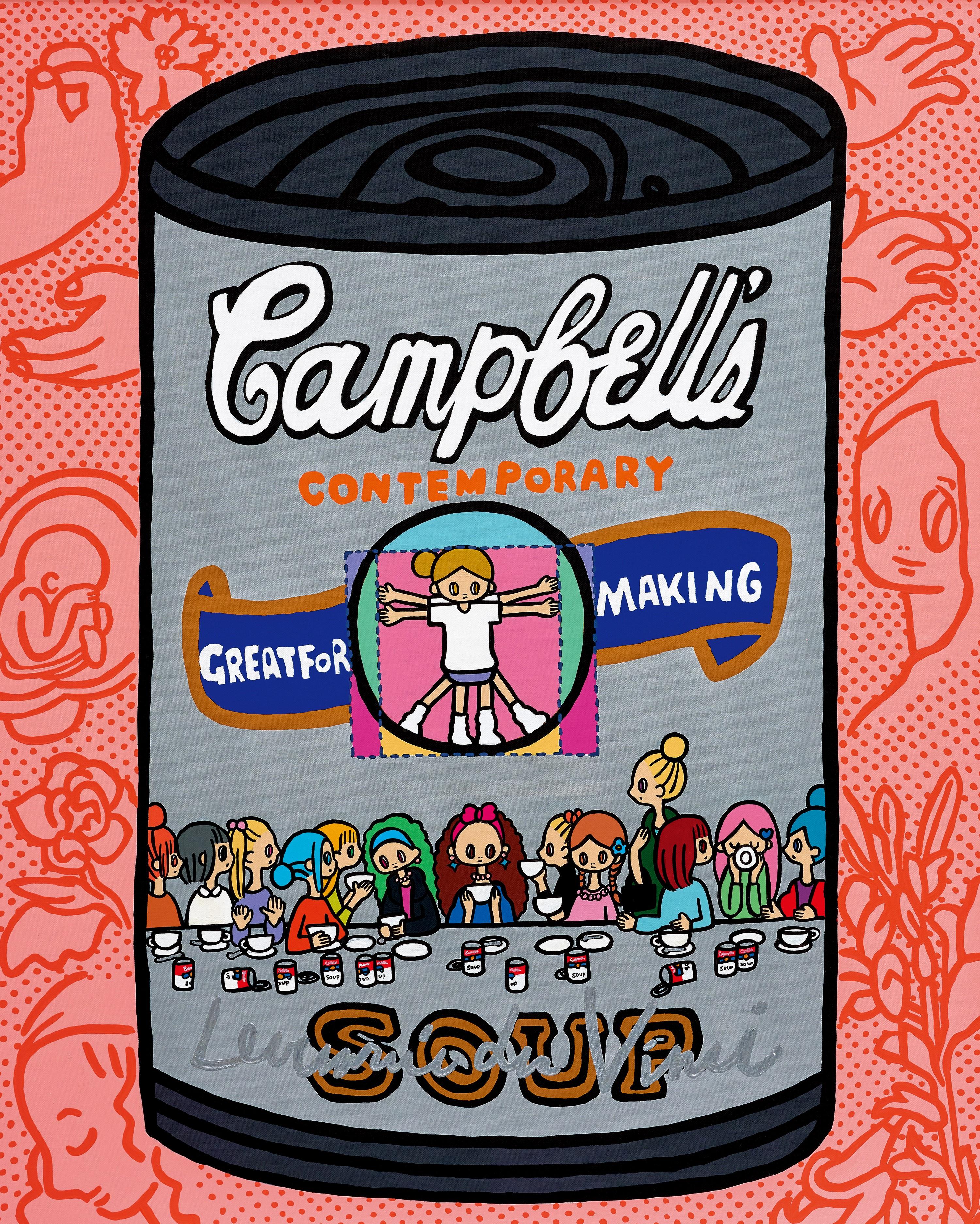 Maki Hosokawa - Campbell\'S Da Vinci Soup (Painted In 2021)