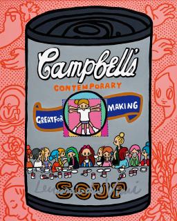 Maki Hosokawa - Campbell\'S Da Vinci Soup (Painted In 2021)