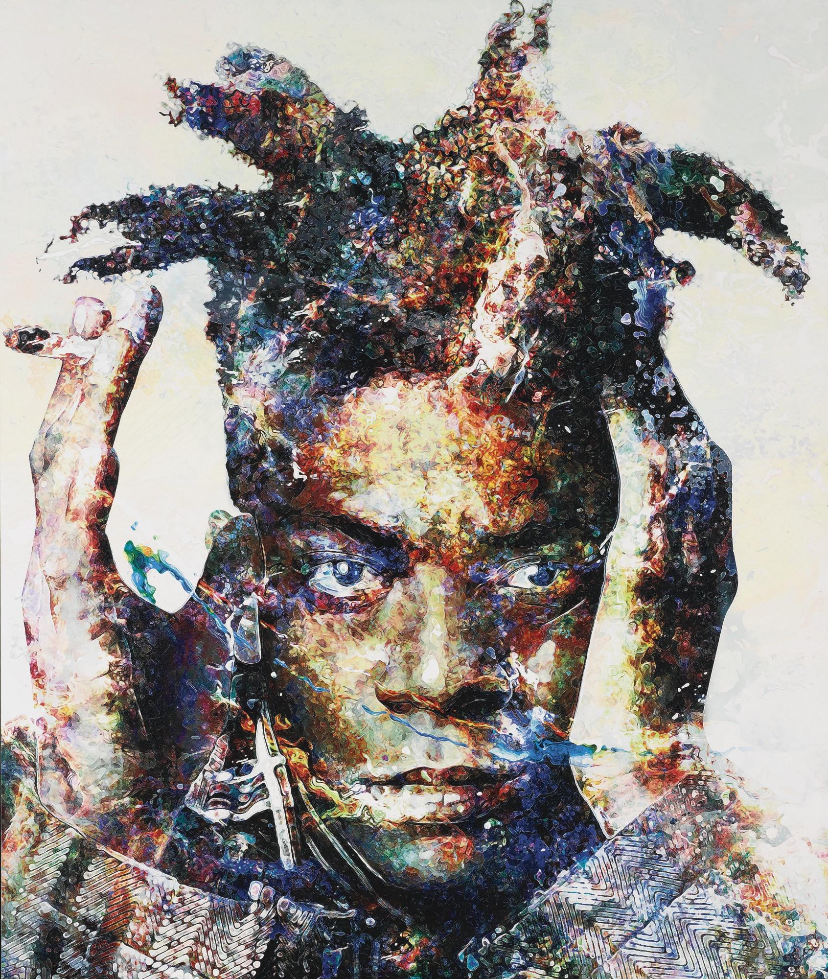 Makoto Saito - Portrait Of Jean-Michel Basquiat 1