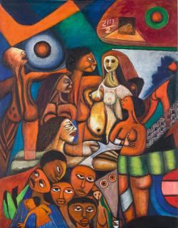 Malangatana Ngwenya - Untitled (Selection For Sevilla)