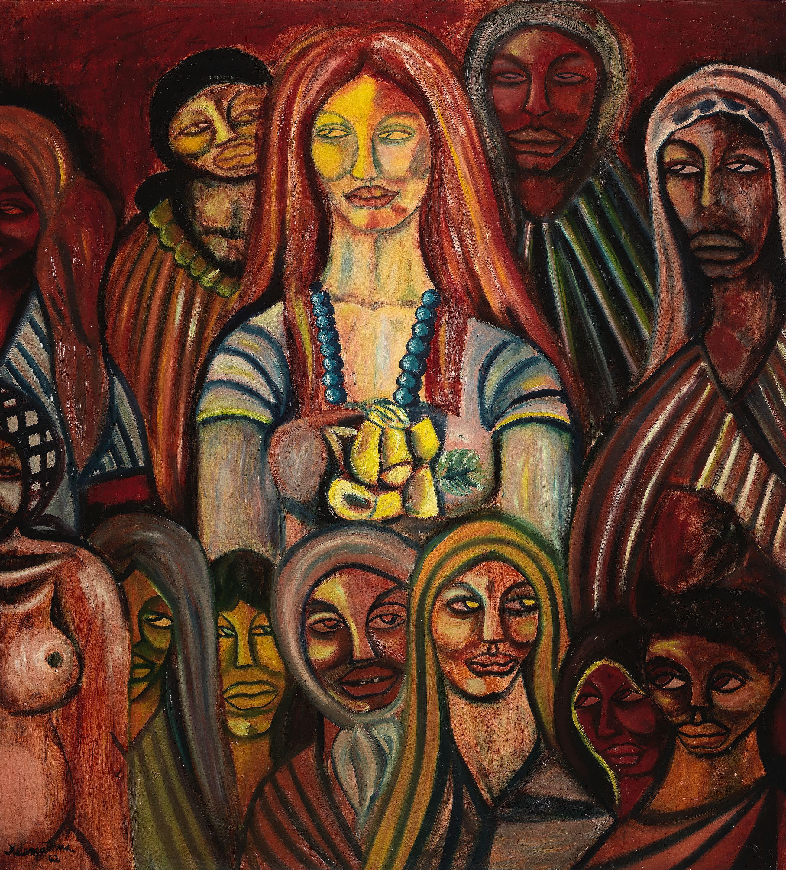 Malangatana Valente Ngwenya - Bride and Councillors