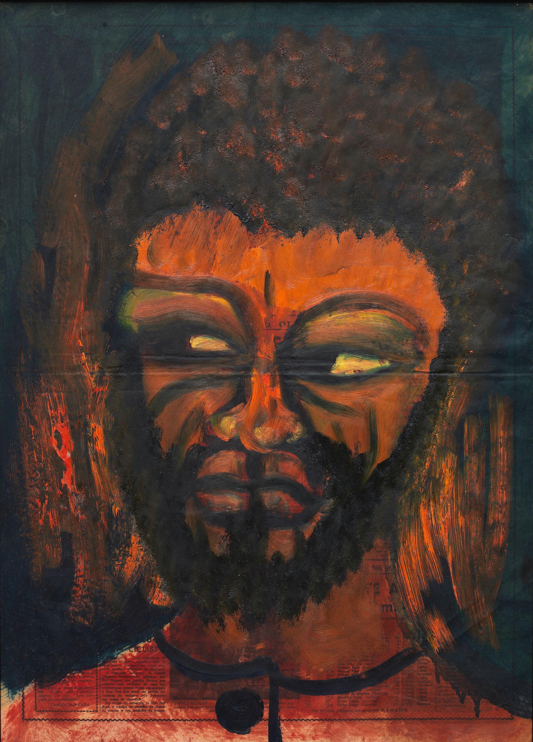 Malangatana Valente Ngwenya - Portrait of a Man