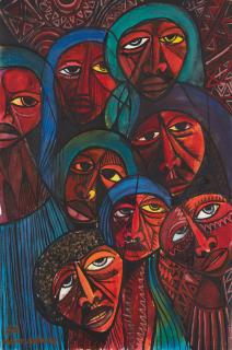 Malangatana Valente Ngwenya - Sans titre, 1986