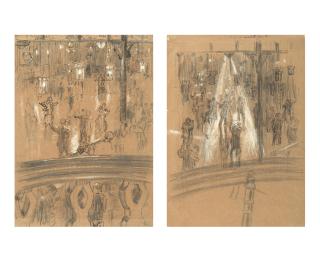 Malcolm Drummond - Studies for \'The Palais de Danse\' and \'Limelight Nights\'