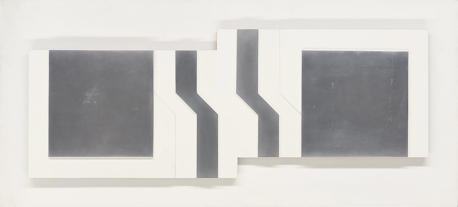 Malcolm Hughes - Maquette for Aluminium Relief