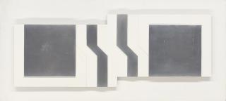 Malcolm Hughes - Maquette for Aluminium Relief