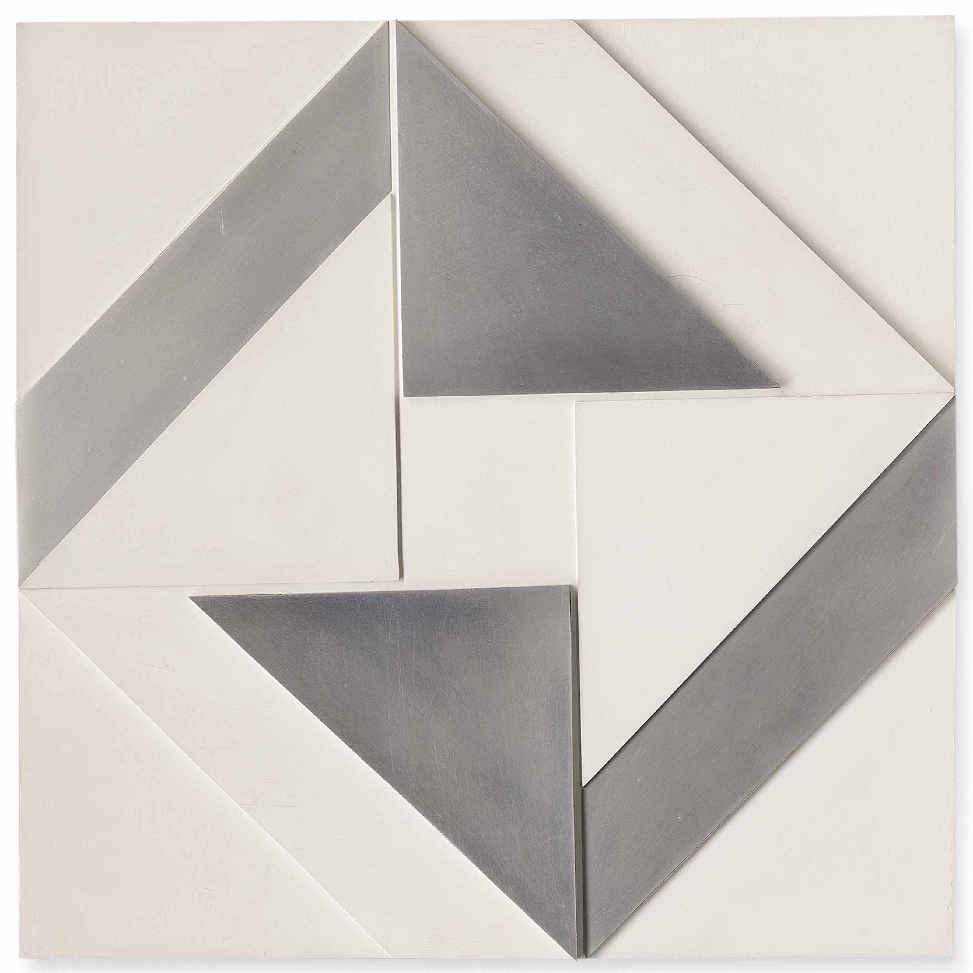 Malcolm Hughes - White and Aluminium 1967