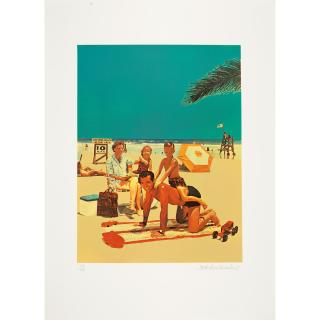 Malcolm Morley - Beach Scene, from Six New York Artists