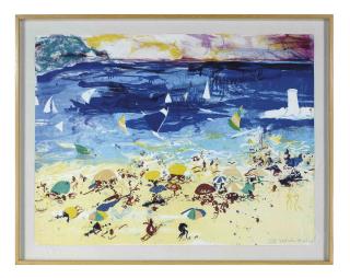Malcolm Morley - Beach Scene (Tyler 374)