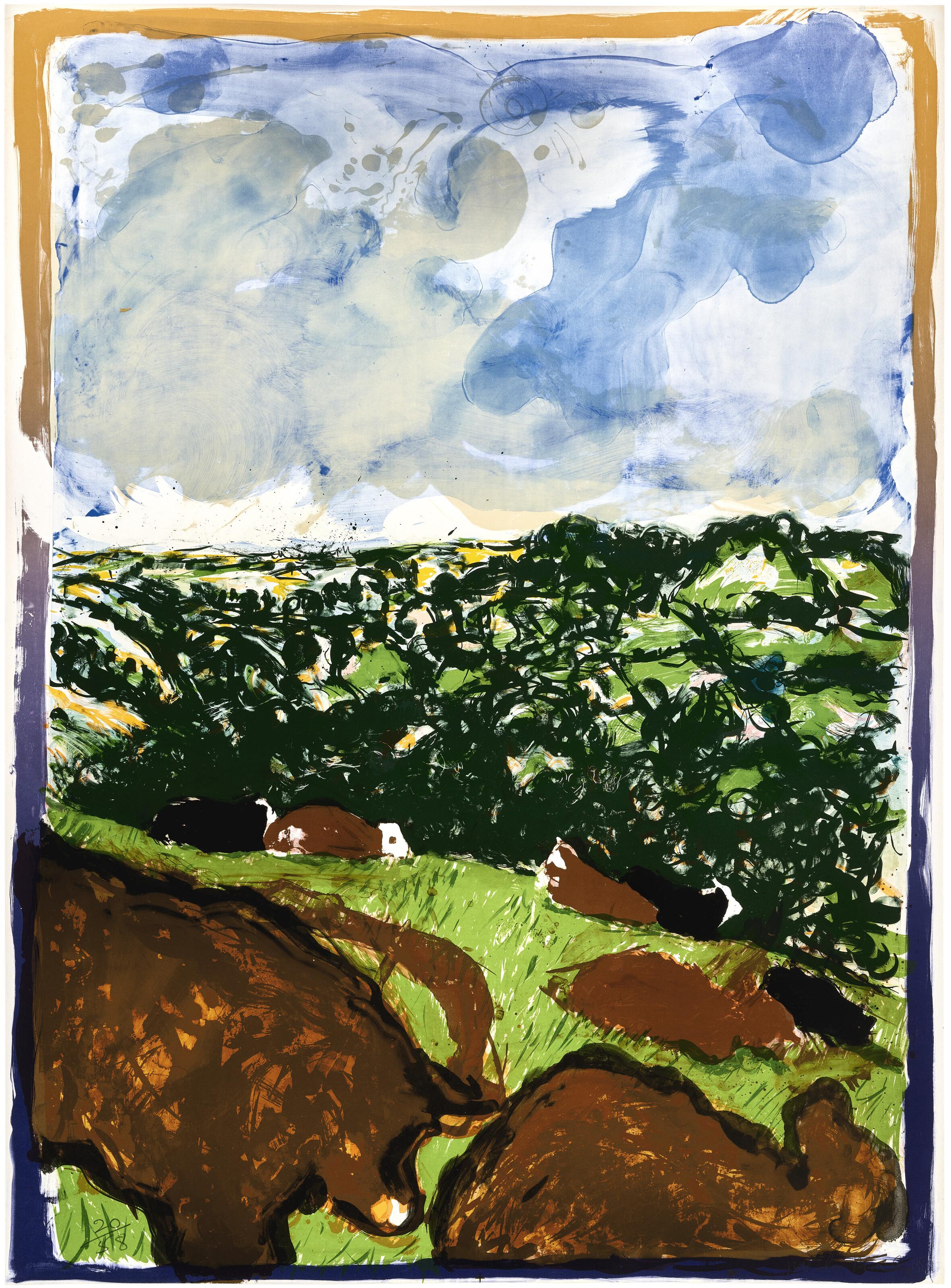 Malcolm Morley - Four Prints by the Artist