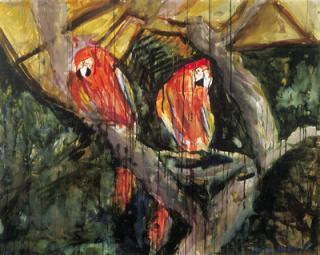 Malcolm Morley - Parrots II
