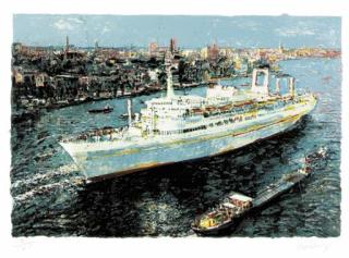 Malcolm Morley - Ship (S.S. Amsterdam)