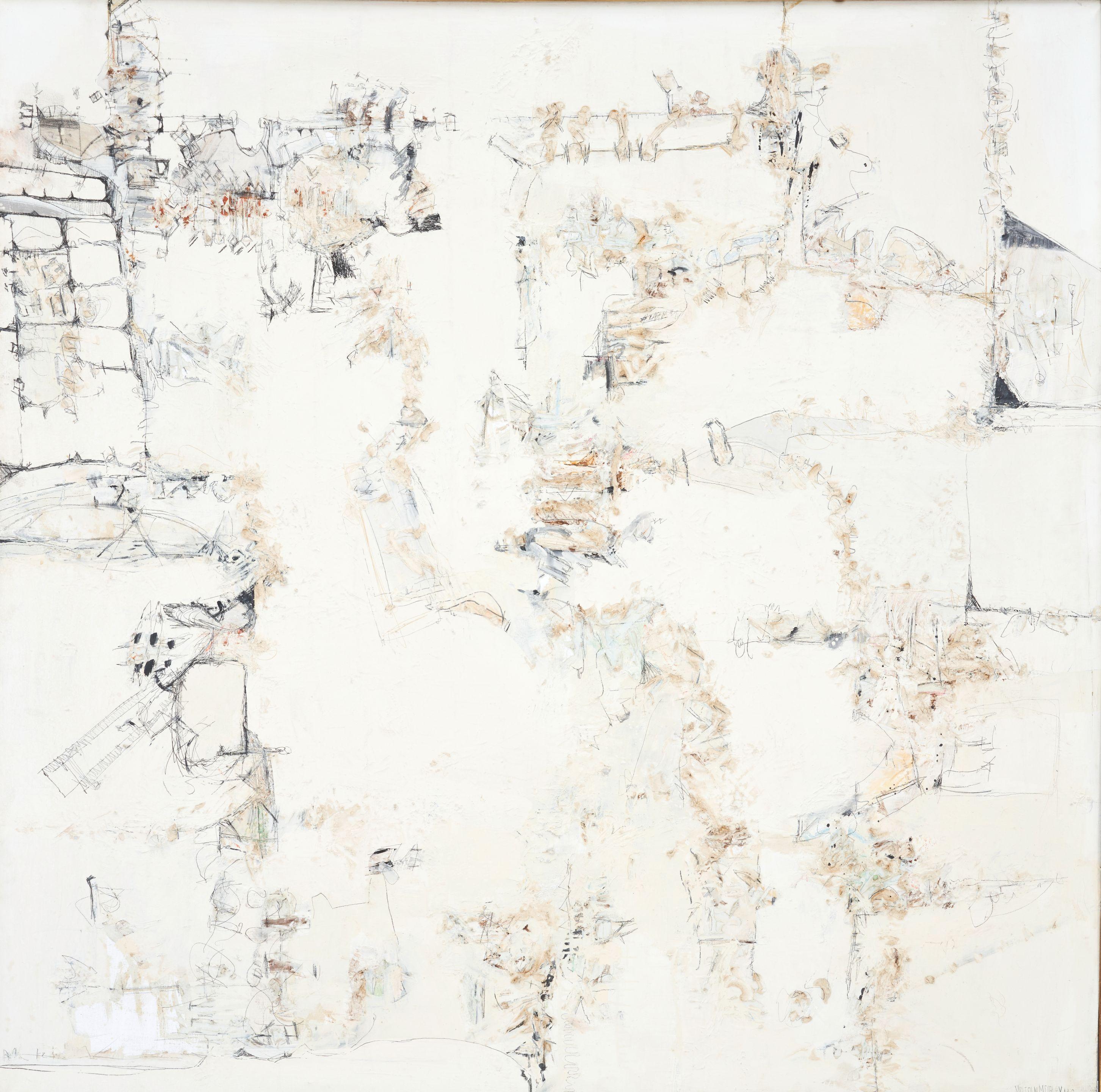 Malcolm Morley - Untitled 60 x 60 in. (152.4 x 152.4 cm) framed 61 1/2 x 61 1/2 in.