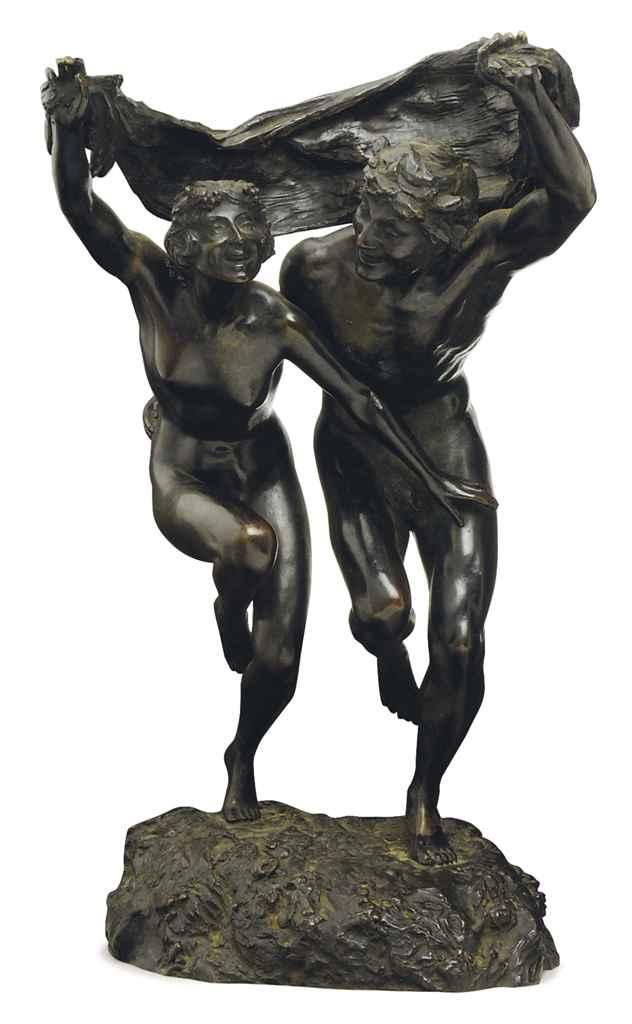 Malvina Cornell Hoffman - A Satyr and a Nymph Dancing