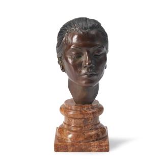 Malvina Hoffman - Head of a Balinese Woman