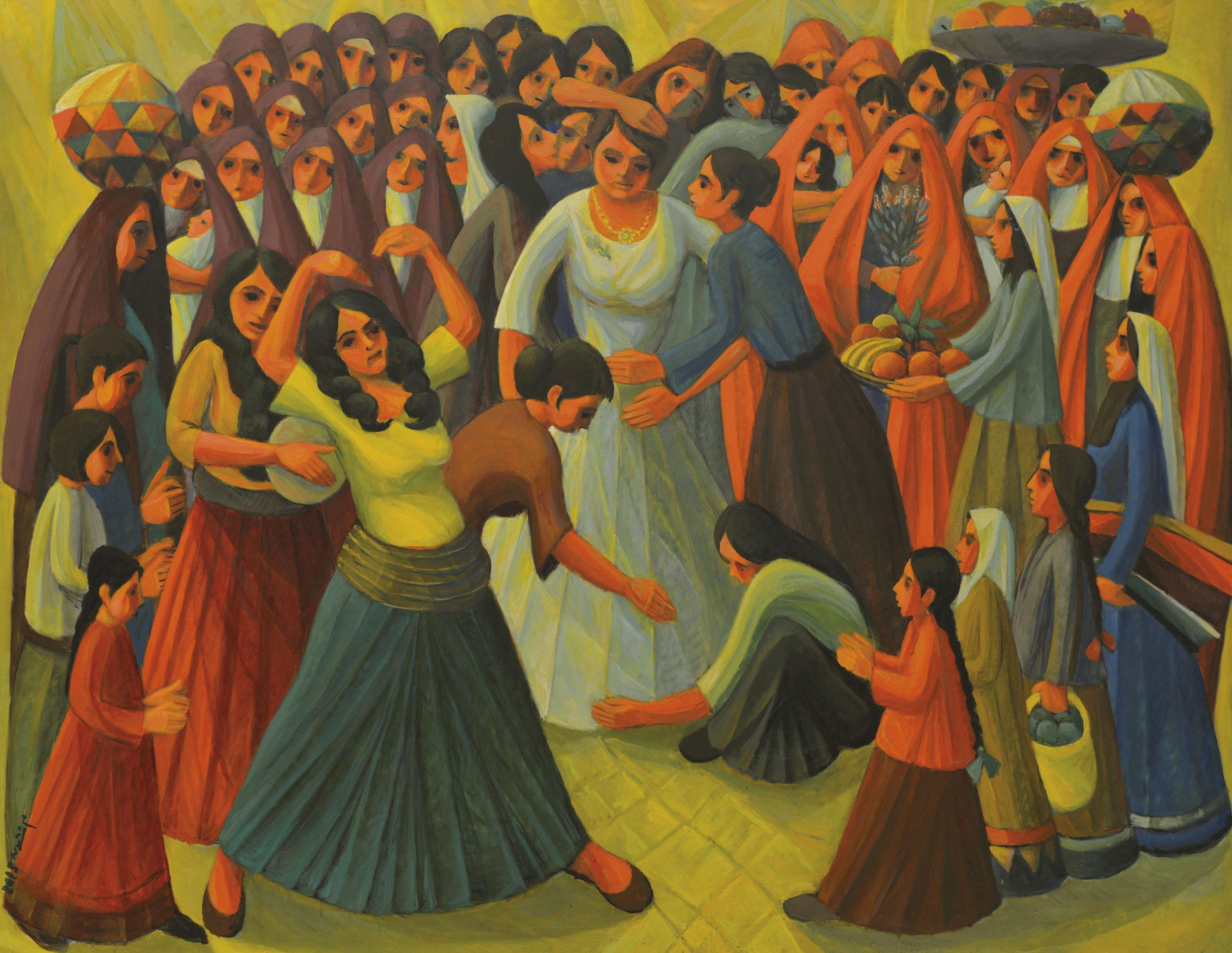 Mamdouh Kashlan - A Rural Wedding (Damascus, Mezzeh Darayya)